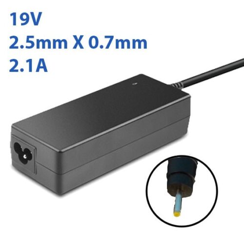 Cargador Asus EEE 19V 2.1A 2.5mm x 0.7mm 36W