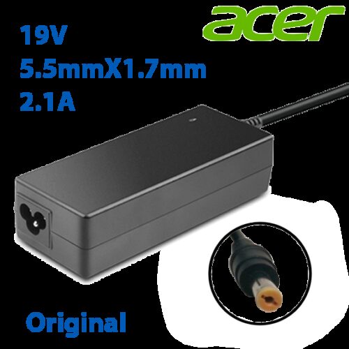 CARGADOR ORIGINAL ACER 19V 2.1A 5.5mmX1.7mm 40W