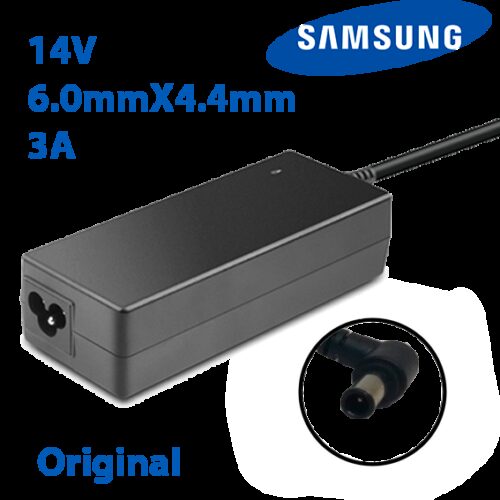 CARGADOR ORIGINAL SAMSUNG 14V 3A 6.0mmX4.4mm 42W