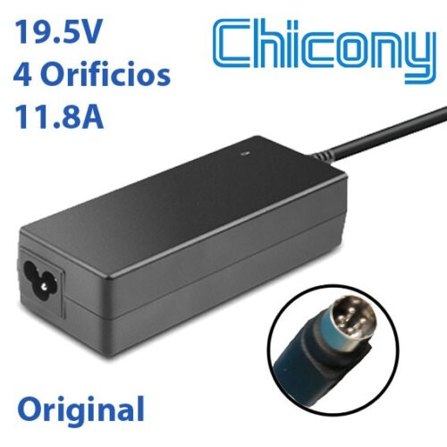 CARGADOR ORIGINAL CHICONY 19.5V 11.8A 230W 4 orificios