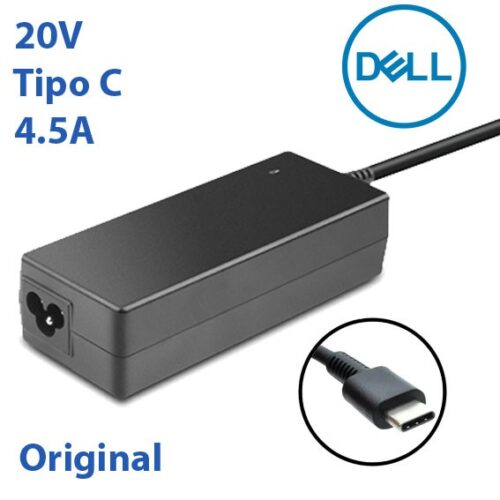 CARGADOR ORIGINAL DELL 20V 4.5A TIPO C 90W